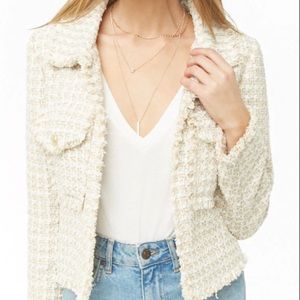 Chanel-like Metallic Tweed Jacket